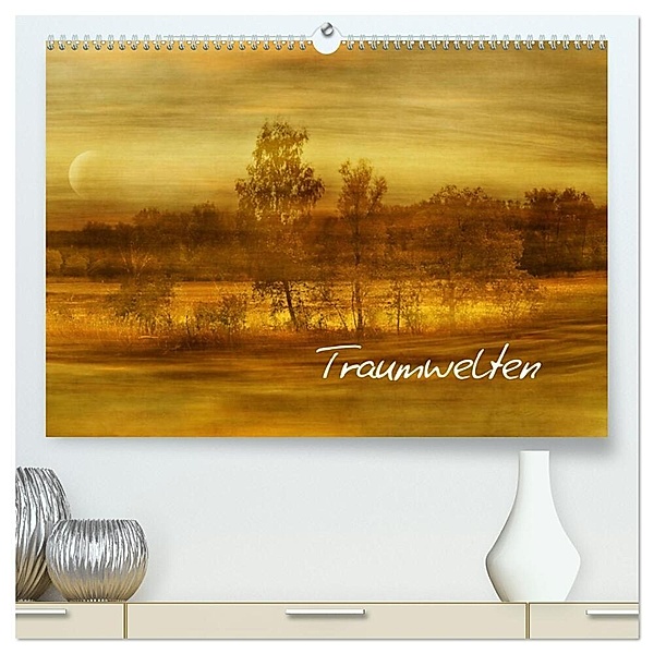 Traumwelten (hochwertiger Premium Wandkalender 2024 DIN A2 quer), Kunstdruck in Hochglanz, manhART