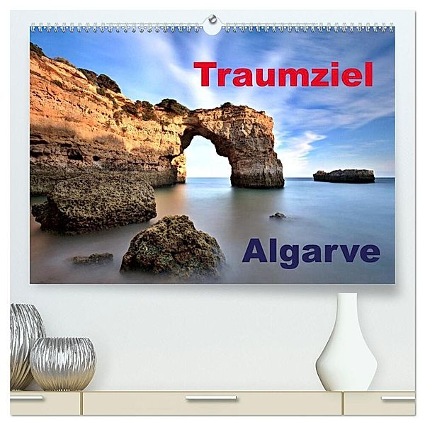 Traumziel Algarve (hochwertiger Premium Wandkalender 2025 DIN A2 quer), Kunstdruck in Hochglanz, Calvendo, insideportugal