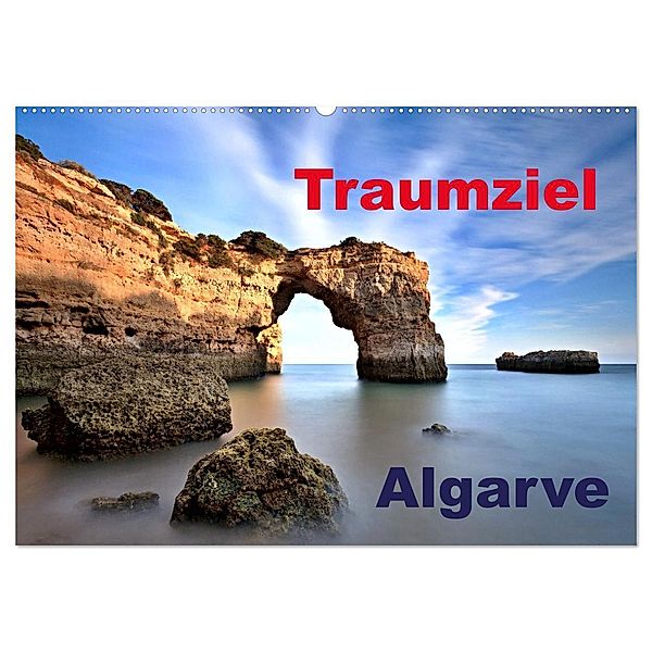 Traumziel Algarve (Wandkalender 2024 DIN A2 quer), CALVENDO Monatskalender, insideportugal