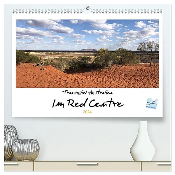 Traumziel Australien - Im Red Centre 2024 (hochwertiger Premium Wandkalender 2024 DIN A2 quer), Kunstdruck in Hochglanz, Kinderaktionär