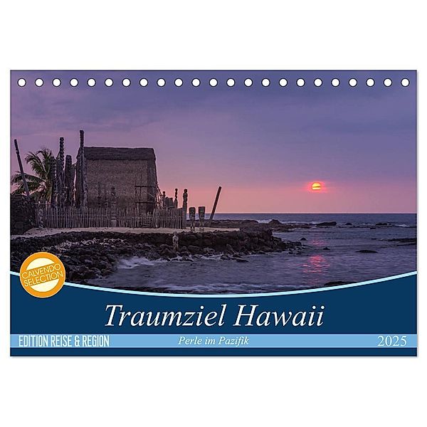 Traumziel Hawaii - Perle im Pazifik (Tischkalender 2025 DIN A5 quer), CALVENDO Monatskalender, Calvendo, Ellen und Udo Klinkel