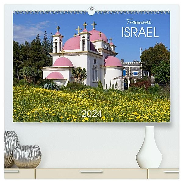 Traumziel Israel (hochwertiger Premium Wandkalender 2024 DIN A2 quer), Kunstdruck in Hochglanz, Daniel Meissner