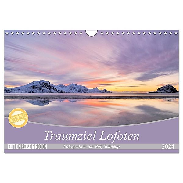 Traumziel Lofoten (Wandkalender 2024 DIN A4 quer), CALVENDO Monatskalender, Rolf Schnepp