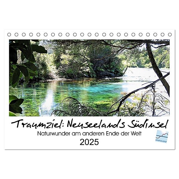 Traumziel Neuseelands Südinsel 2025 (Tischkalender 2025 DIN A5 quer), CALVENDO Monatskalender, Calvendo, Kinderaktionär