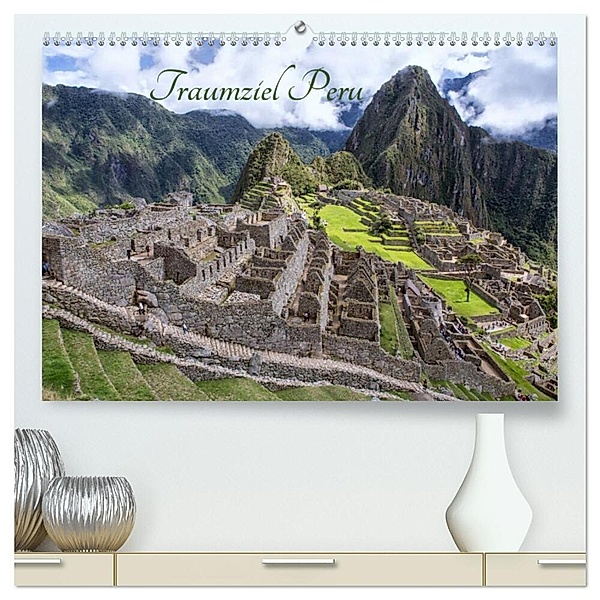 Traumziel Peru (hochwertiger Premium Wandkalender 2024 DIN A2 quer), Kunstdruck in Hochglanz, Michele Junio