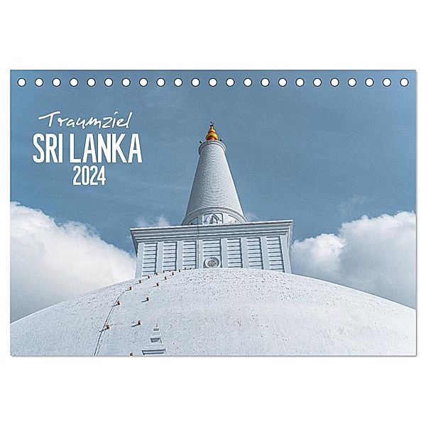 Traumziel Sri Lanka (Tischkalender 2024 DIN A5 quer), CALVENDO Monatskalender, www.lets-do-this.de