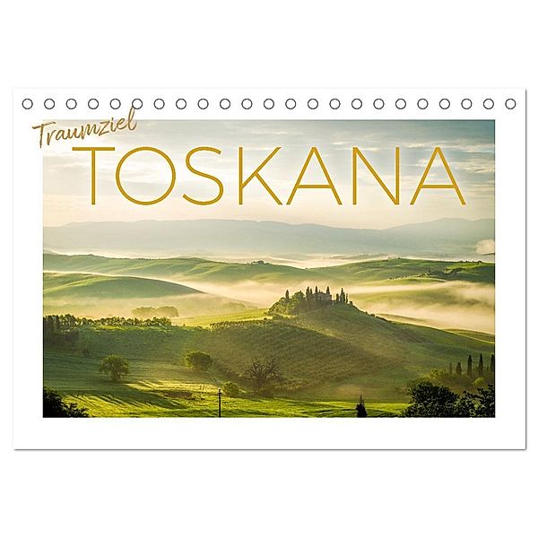 Traumziel Toskana (Tischkalender 2024 DIN A5 quer), CALVENDO Monatskalender, M. Scott