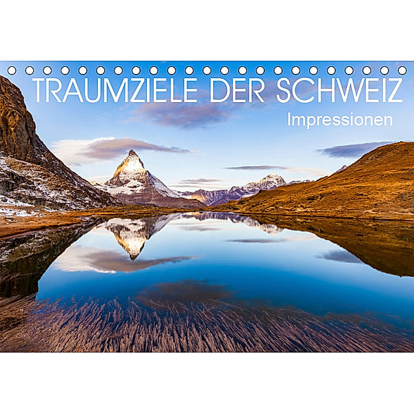 TRAUMZIELE DER SCHWEIZ Impressionen (Tischkalender 2019 DIN A5 quer), Werner Dieterich