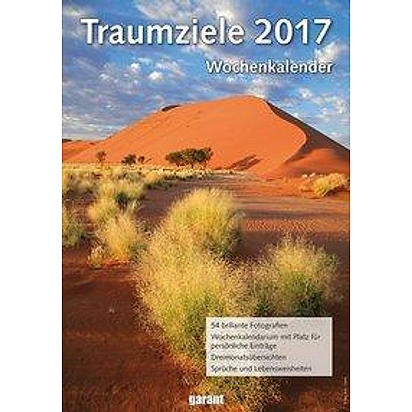 Traumziele, Wochenkalender 2017