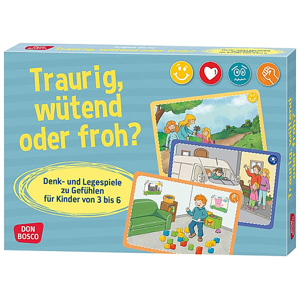 Don Bosco Medien Traurig, wütend oder froh? (Kinderspiel), Angela Gully