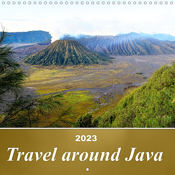 Travel around Java (Wall Calendar 2023 300 × 300 mm Square), Bianca Schumann