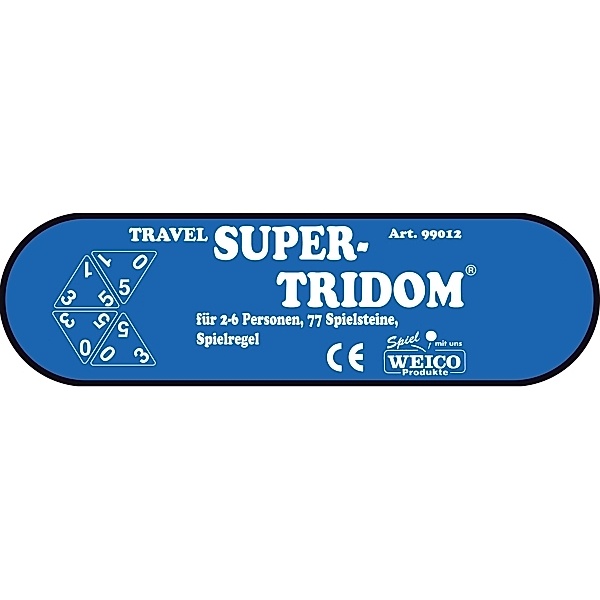 TRAVEL SUPER-TRIDOM®, 2-6 Personen, 77 Steine, 227 Gramm