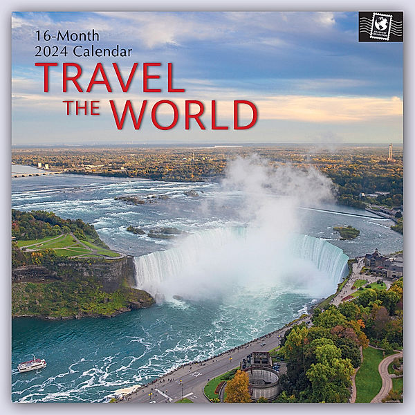 Travel the World - Weltreise 2024 - 16-Monatskalender, Gifted Stationery Co. Ltd