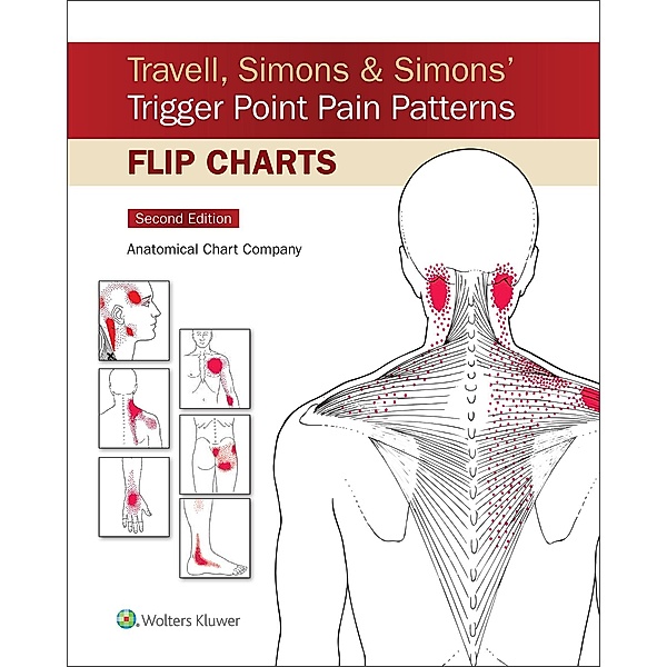 Travell, Simons & Simons' Trigger Point Pain Patterns Flip Charts, Anatomical Chart Company