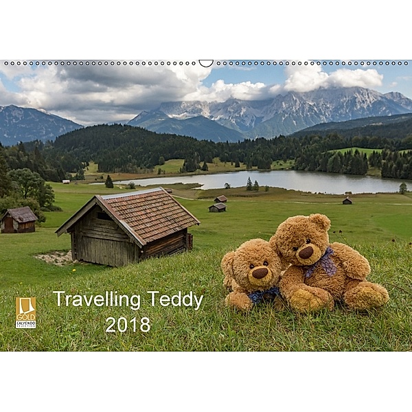 Travelling Teddy 2018 (Wandkalender 2018 DIN A2 quer), C-K-Images