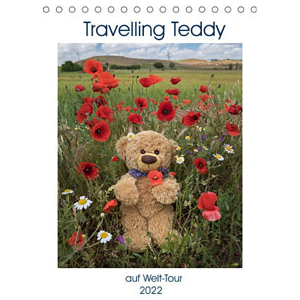 Travelling Teddy auf Welt-Tour (Tischkalender 2022 DIN A5 hoch), Christian Kneidinger