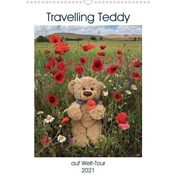 Travelling Teddy auf Welt-Tour (Wandkalender 2021 DIN A3 hoch), Christian Kneidinger