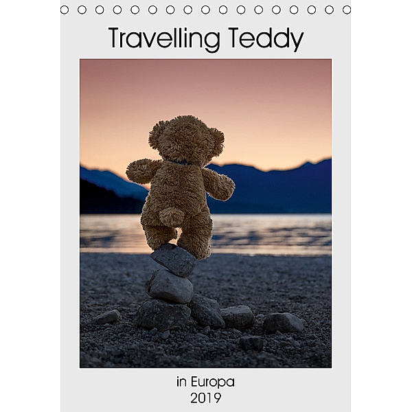Travelling Teddy in Europa (Tischkalender 2019 DIN A5 hoch), Christian Kneidinger C-K-Images