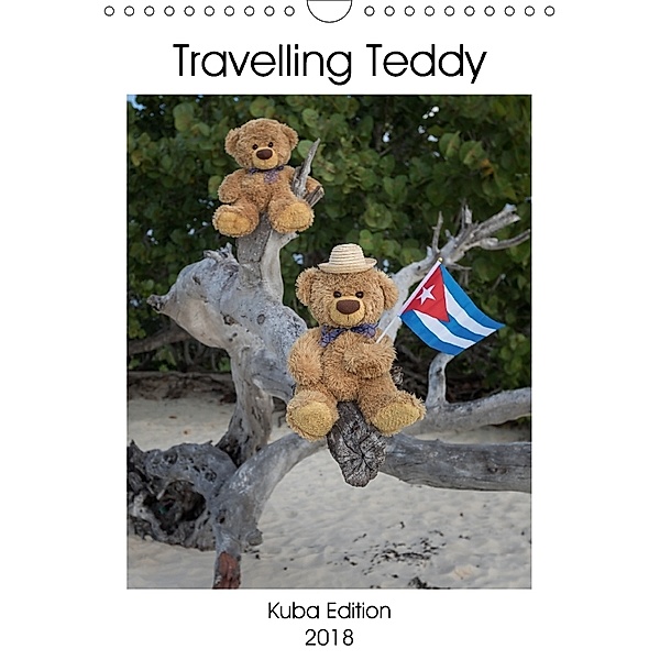 Travelling Teddy Kuba Edition 2018 (Wandkalender 2018 DIN A4 hoch), Christian Kneidinger C-K-Images