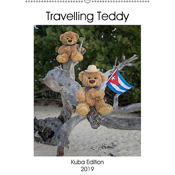 Travelling Teddy Kuba Edition 2019 (Wandkalender 2019 DIN A2 hoch), Christian Kneidinger C-K-Images