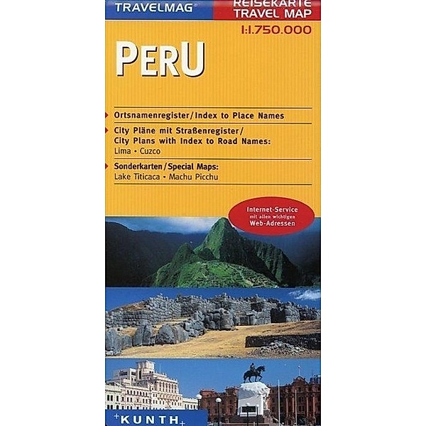 Travelmag Reisekarten: Travelmag Reisekarte Peru