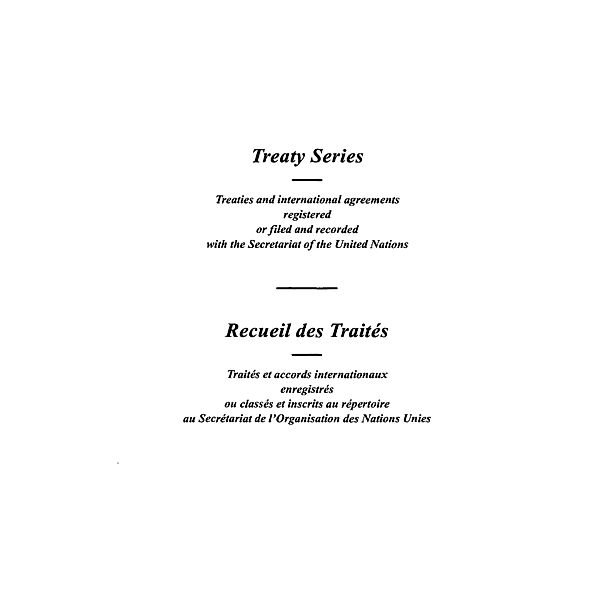 Treaty Series 1778 / Recueil des Traités 1778 / ISSN