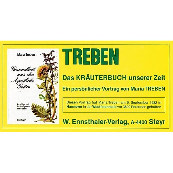 Treben, M: Gesundheit a.d. Apotheke Gottes. 3 Tonbd.kass., Maria Treben