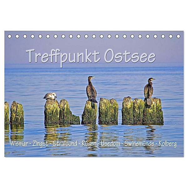 Treffpunkt Ostsee (Tischkalender 2024 DIN A5 quer), CALVENDO Monatskalender, Paul Michalzik