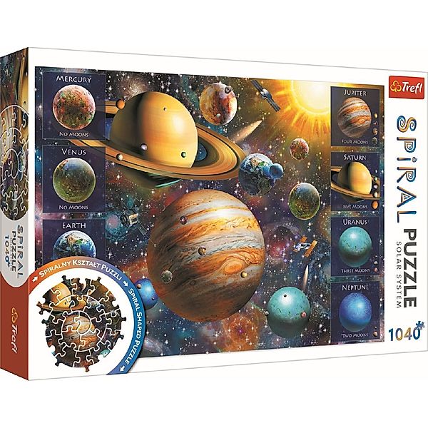 Trefl Trefl Puzzle - Spiral Puzzle Solar System (Puzzle)