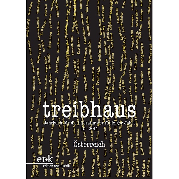 Treibhaus. Jahrbuch für die Literatur der fünfziger Jahre.Bd.10