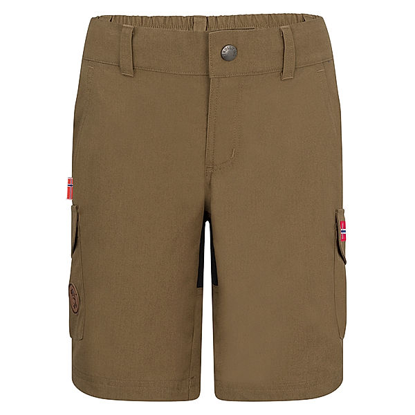 TROLLKIDS Trekking-Bermudas KIDS HAMMERFEST in mocca brown