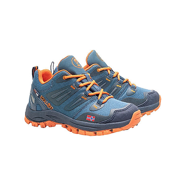 TROLLKIDS Trekking-Schuhe KIDS RONDANE HIKER LOW in mystic blue/orange