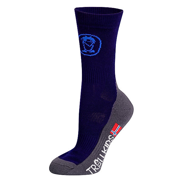 TROLLKIDS Trekking-Socken MID CUT 2er-Pack in navy