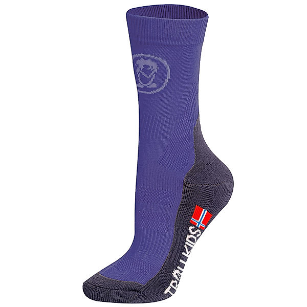 TROLLKIDS Trekking-Socken MID CUT in medium blue