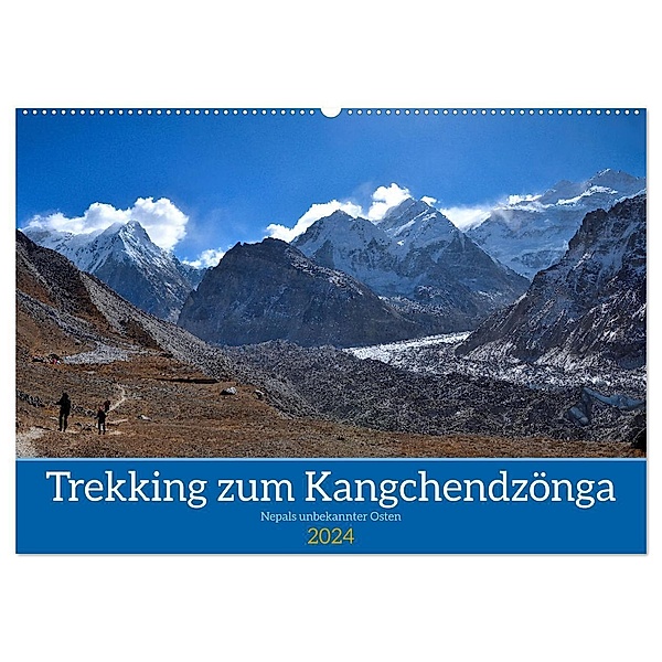 Trekking zum Kangchendzönga (Wandkalender 2024 DIN A2 quer), CALVENDO Monatskalender, Andreas Hennighaussen