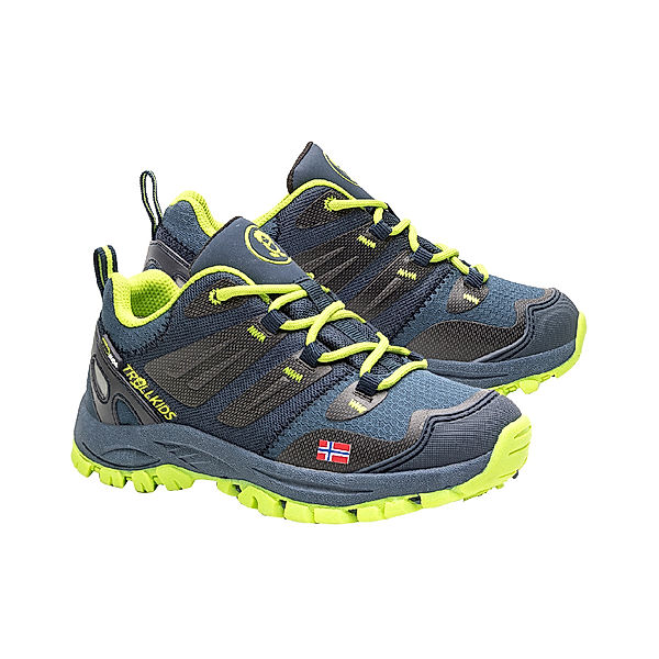 TROLLKIDS Trekkingschuhe RONDANE halbhoch in navy/lime