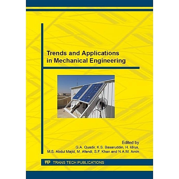 Trends and Applications in Mechanical Engineering
