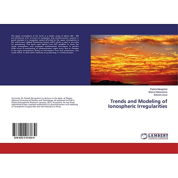 Trends and Modeling of Ionospheric Irregularities, Patrick Mungufeni, Bosco Habarulema, Edward Jurua