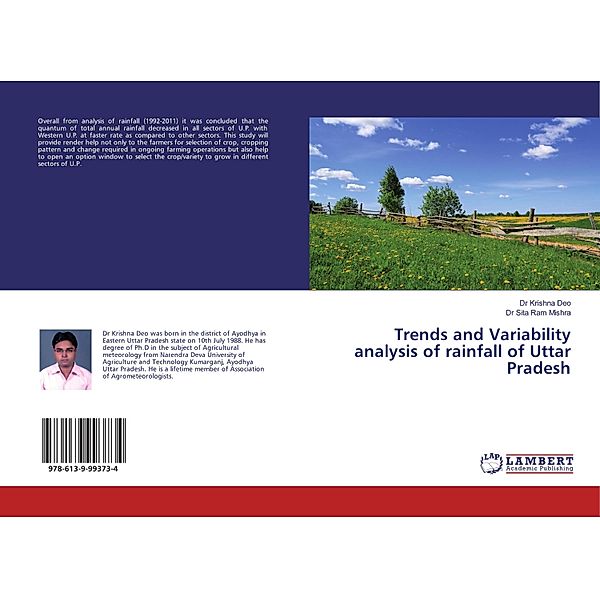 Trends and Variability analysis of rainfall of Uttar Pradesh, Krishna Deo, Sita Ram Mishra