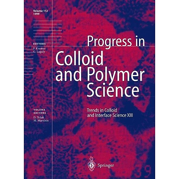 Trends in Colloid and Interface Science XIII