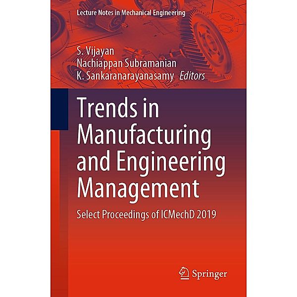 Trends in Manufacturing and Engineering Management / Lecture Notes in Mechanical Engineering