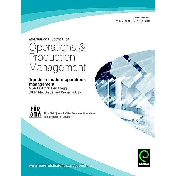 Trends in Modern Operations Management