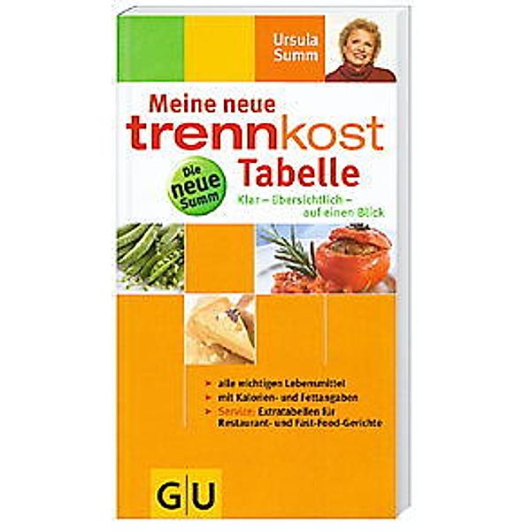 trennkost-Tabelle, Meine neue, Ursula Summ