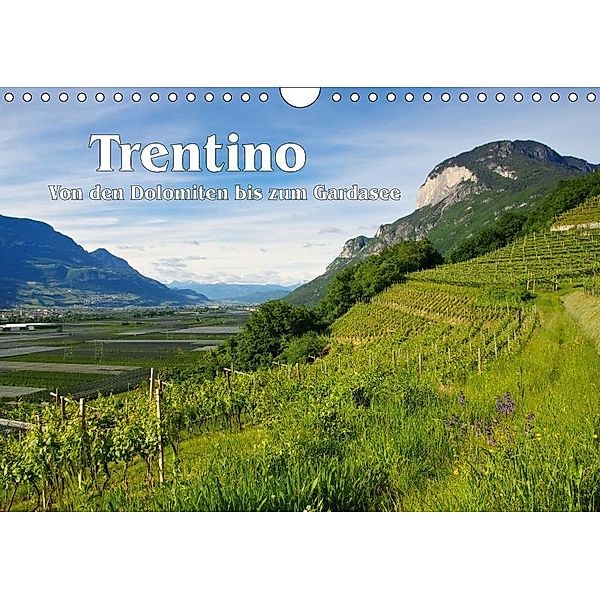 Trentino - Von den Dolomiten bis zum Gardasee (Wandkalender 2017 DIN A4 quer), LianeM