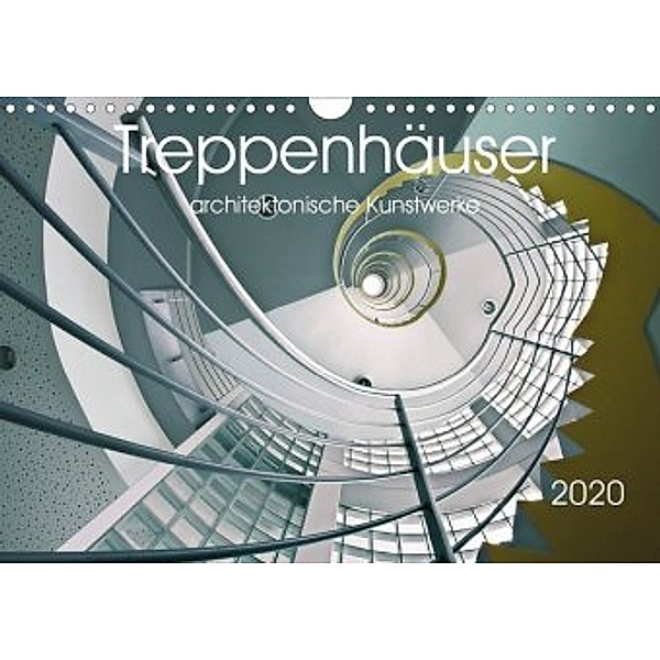 Treppenhäuser architektonische Kunstwerke (Wandkalender 2020 DIN A4 quer), Thomas Will
