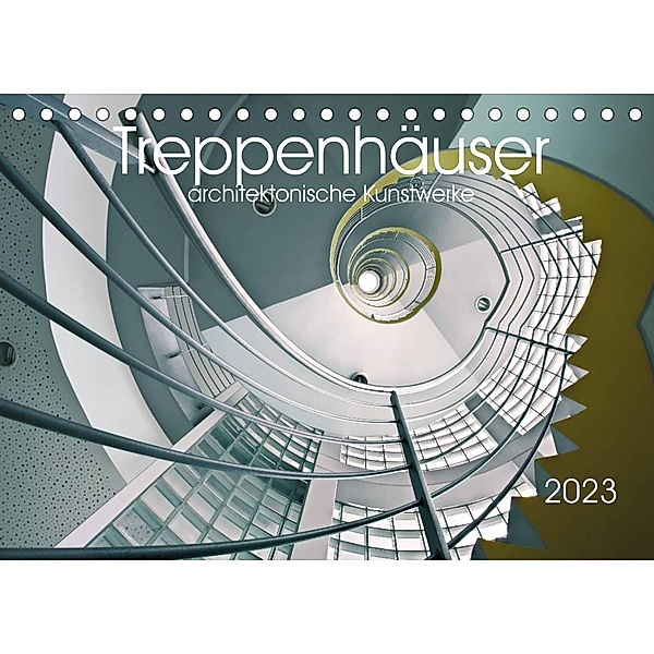 Treppenhäuser  architektonische Kunstwerke (Tischkalender 2023 DIN A5 quer), Thomas Will