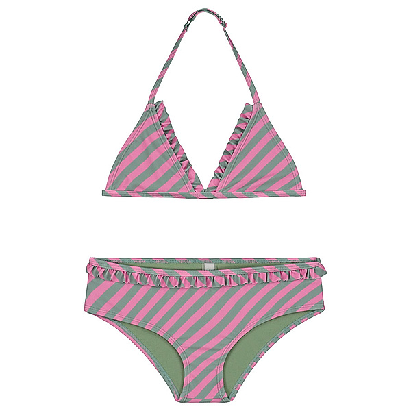 Shiwi Triangle-Bikini CANDY STRIPE in azalea pink