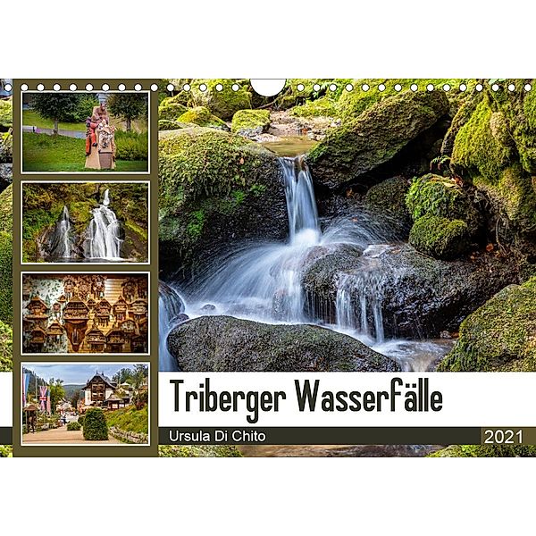 Triberger Wasserfälle (Wandkalender 2021 DIN A4 quer), Ursula Di Chito