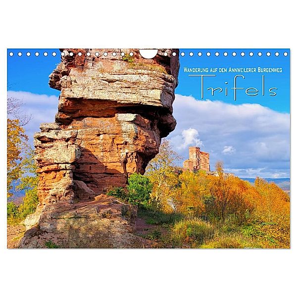 Trifels - Wanderung auf dem Annweilerer Burgenweg (Wandkalender 2025 DIN A4 quer), CALVENDO Monatskalender, Calvendo, LianeM