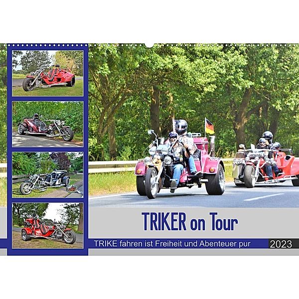 TRIKER on Tour (Wandkalender 2023 DIN A2 quer), Günther Klünder